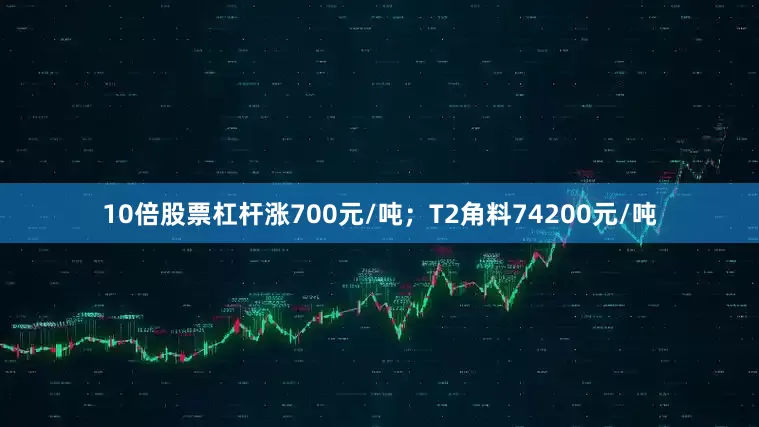 10倍股票杠杆涨700元/吨；T2角料74200元/吨