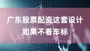 广东股票配资这套设计如果不看车标